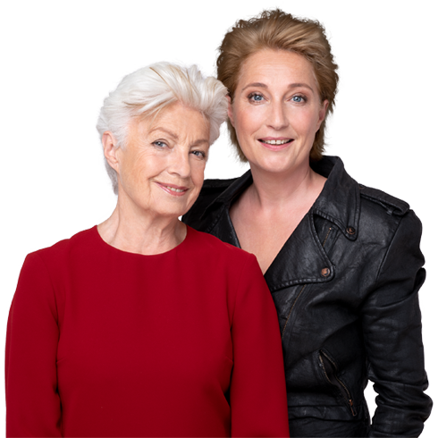 Nicole Heesters und Saskia Fischer